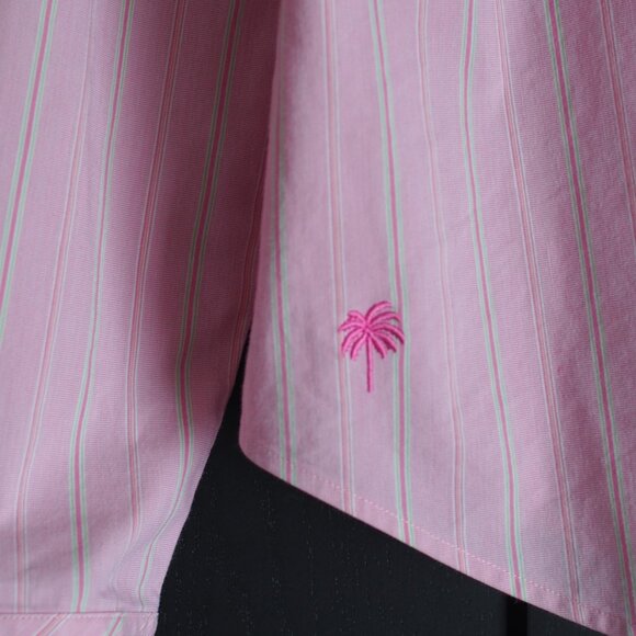 Lily Pulitzer | Pink & White Stripe Shirt - Picture 3 of 4